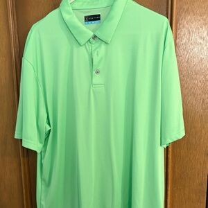 PGA Tour Neon Green Men’s Polo